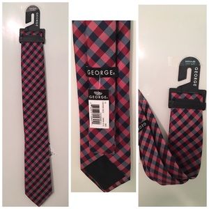 ❤️NWT Men’s Red & Blue Tie By George